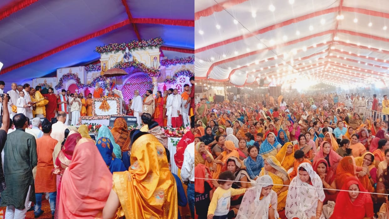 Shrirambhadracharya Maharaj said If you separate politics from religion then politics will become widow