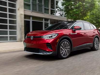 Volkswagen ID.4 EV showcased in India Volkswagen is planning to launch ID.4 electric crossover in India