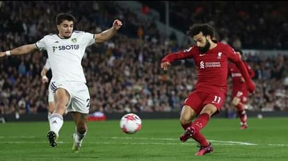 Premier League mohamed salah two goals gave Liverpool victory after five matches beats Leeds by 6–1 in epl