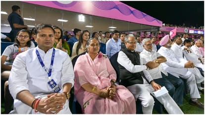 Controversy over IPL match in Jaipur SMS Mansingh Stadium Ashok Chandna Krishna Poonia Vaibhav Gehlot