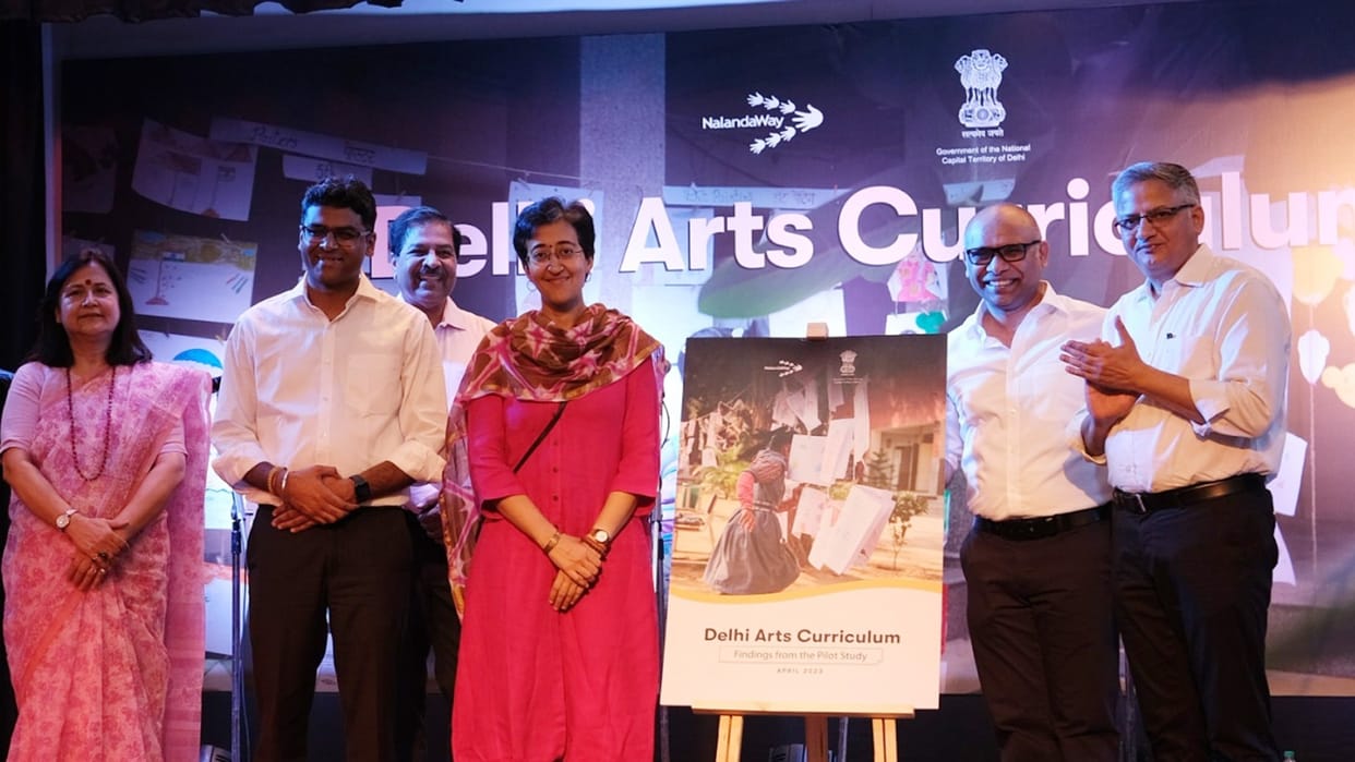 Delhi Education Minister launched Report on Arts Curriculum by NalandaWay Foundation