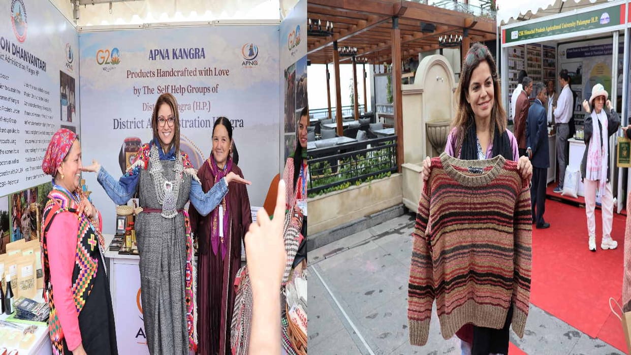 G20 summit: Himachali products liked by foreign guests in dharamshala