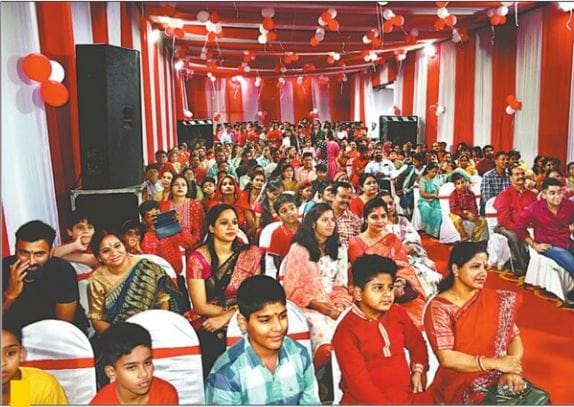 Amar Ujala completes 75 years: The whole family of Amar Ujala participated in the celebration, children danced