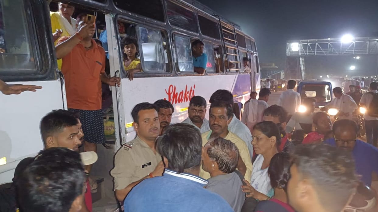 Katni: After the train accident, 500 passengers were sent by seven buses