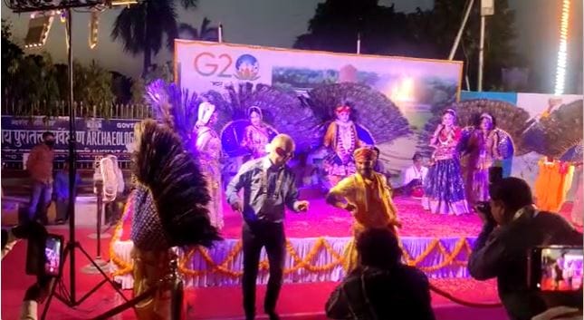 G20 Summit Varanasi Guests were overwhelmed by seeing Tathagat's abode, danced to Indian music