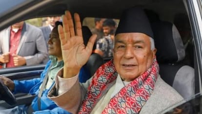 नेपाल के राष्ट्रपति रामचंद्र पौडेल।