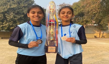 six daughters of varanasi including two sisters selected for National Netball Competition,