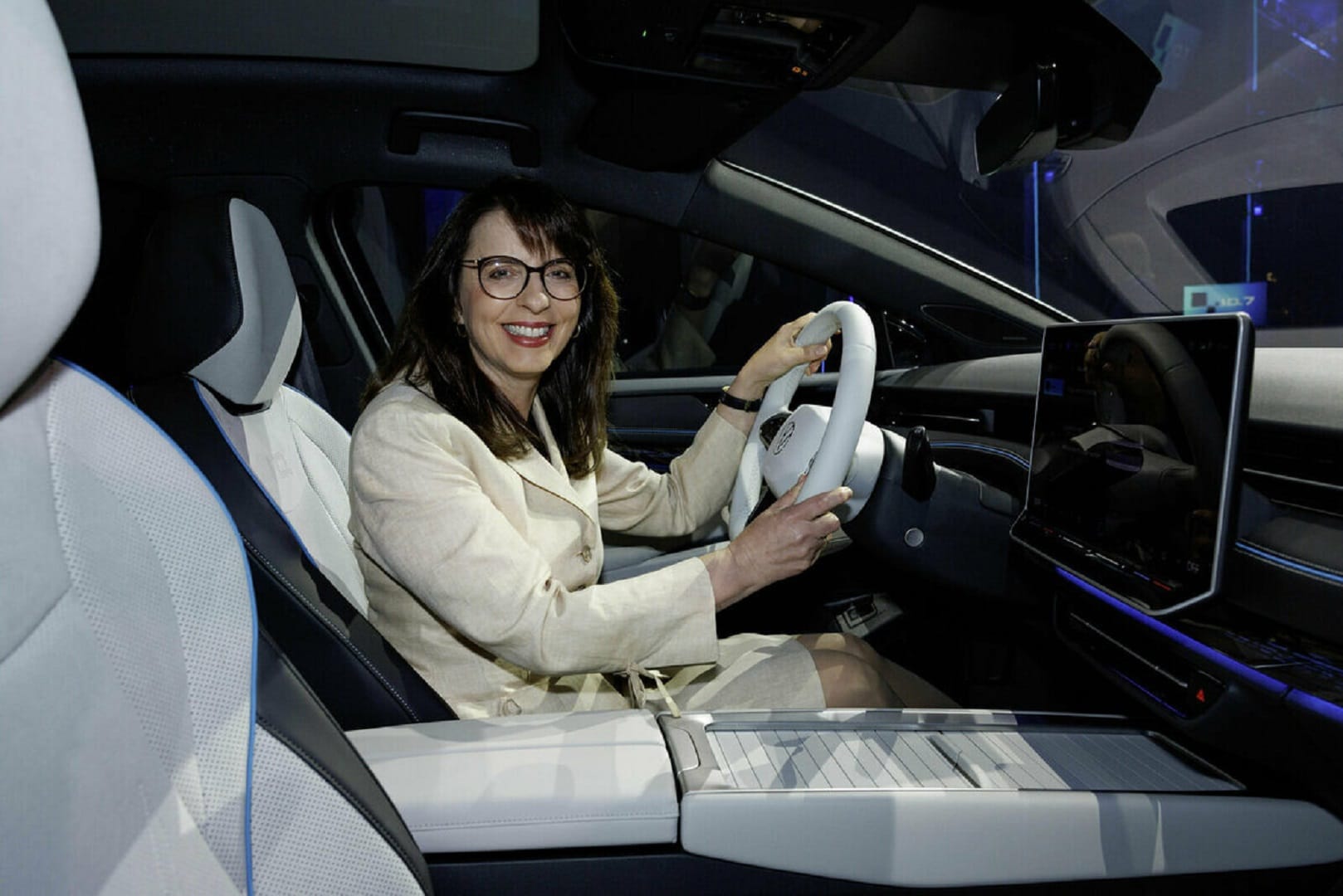 Volkswagen ID.7 Electric Car Makes Global Debut Know Range Features Specs