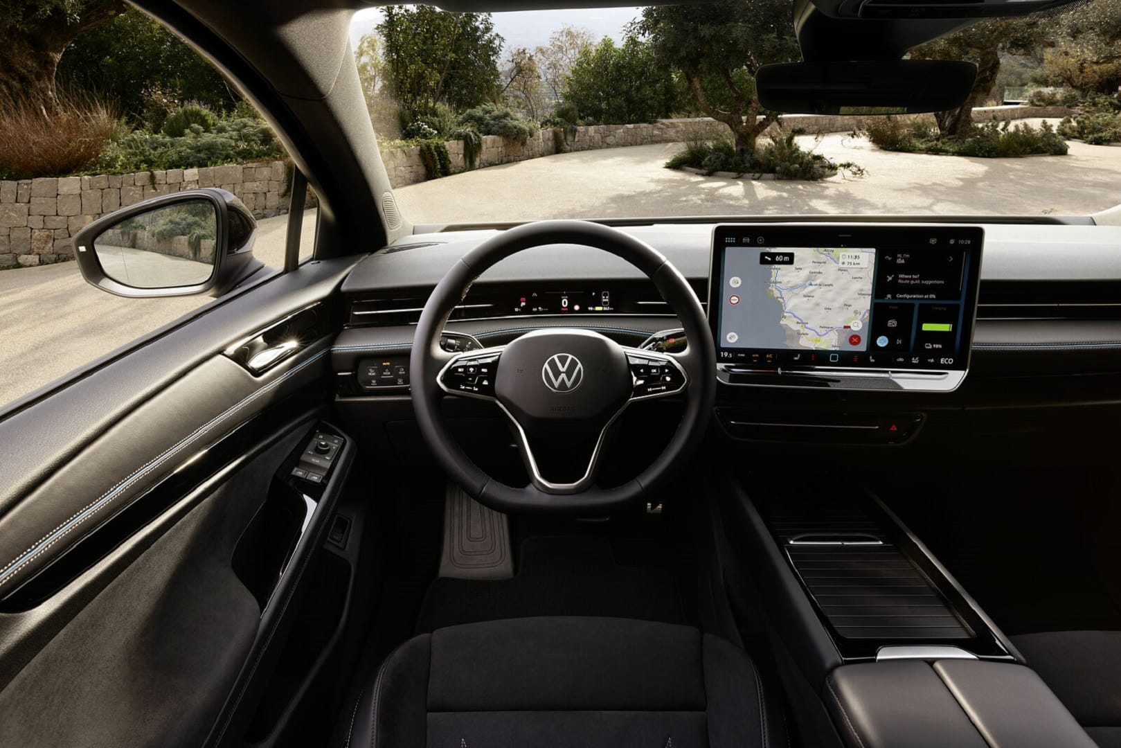 Volkswagen ID.7 Electric Car Makes Global Debut Know Range Features Specs