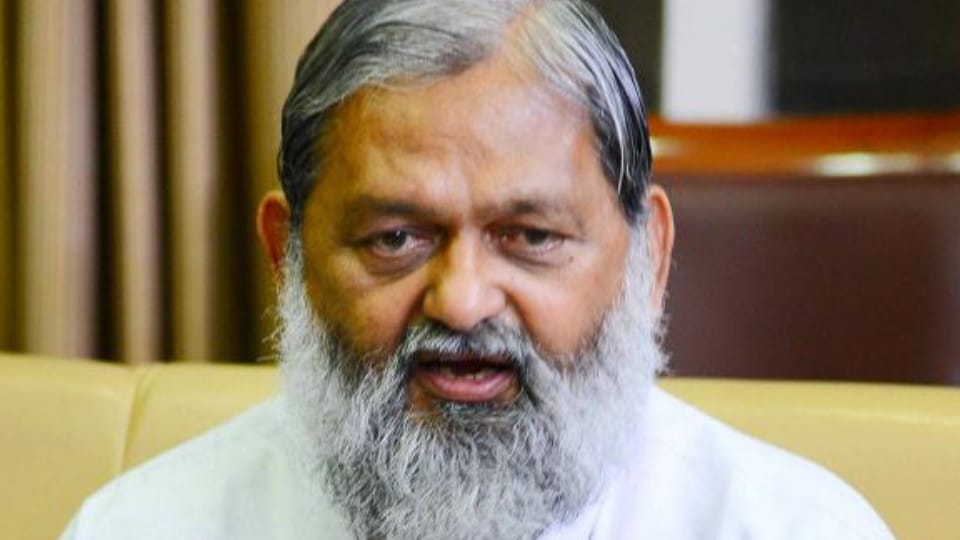 Haryana Home Minister Anil Vij came in support of wrestlers protest