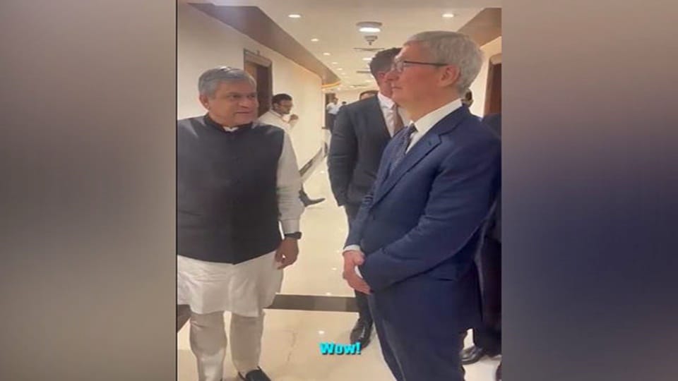 Wow, that is special says Apple CEO Tim Cook on Jammu Kashmir Chenab Bridge