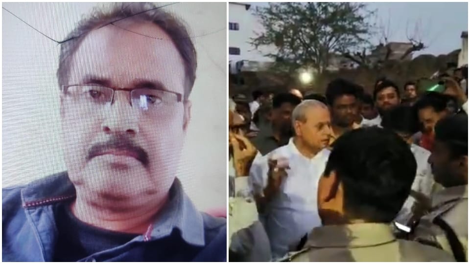Cow devotee Sanjay Pandey suicide in Jaipur BJP MP Kirorilal Meena attacked Congress MLA Rafiq Khan