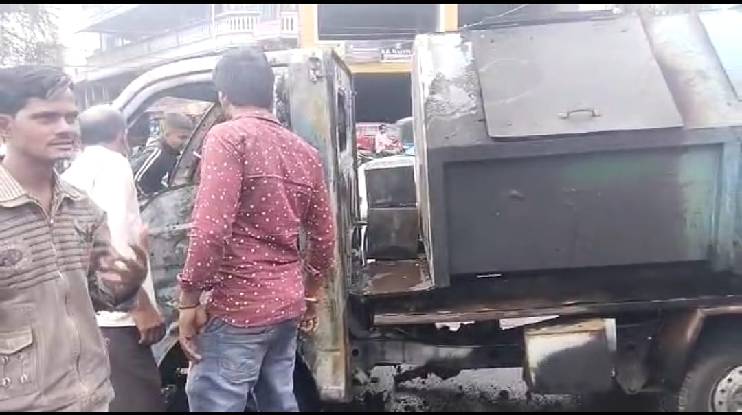 Burn swacchata wahan indore kachara gadi