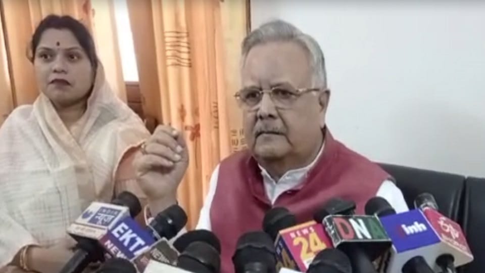 Former CM Raman Singh said Christian missionaries are flourishing under protection of Congress