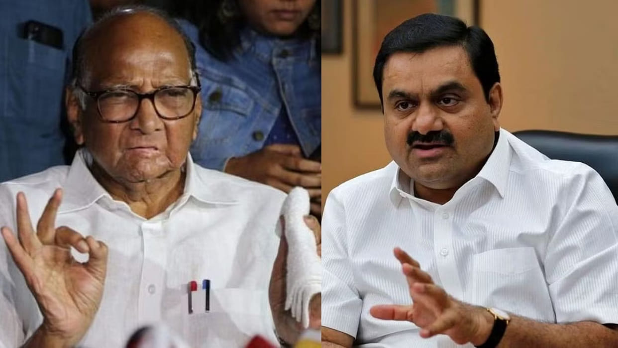 Gautam Adani meets Sharad Pawar in Mumbai