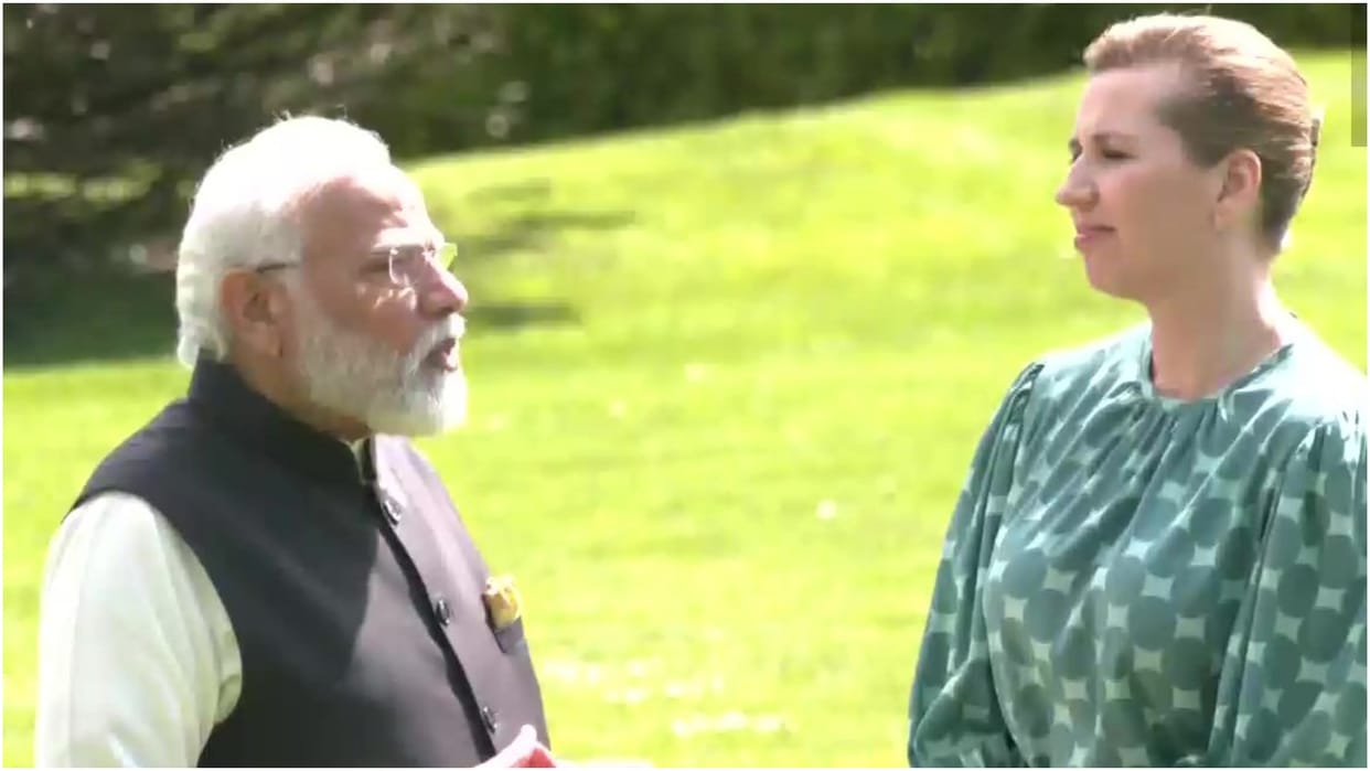 PM Modi Danish counterpart Frederiksen review progress of India Denmark Green Strategic partnership Updates