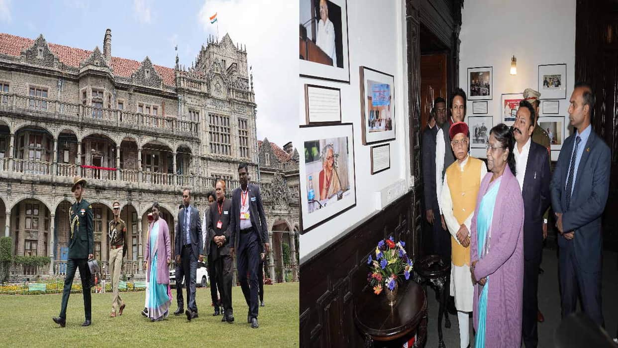 President Draupadi Murmu visits the historic Indian Institute of Higher Studies