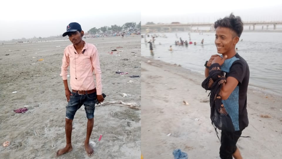 Two teenagers drowned while bathing in the Ganga at Kachla Ghat Budaun