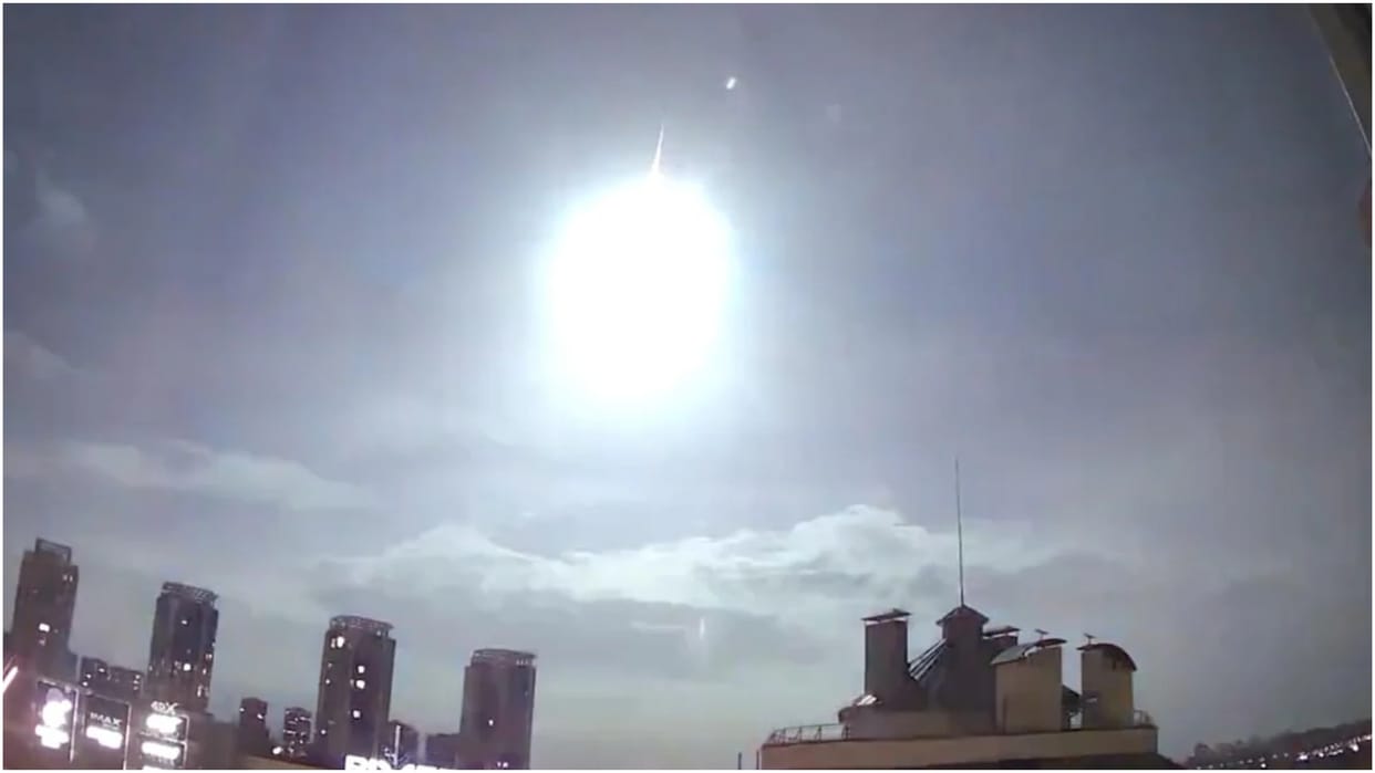Flash Of Light Over Ukraine capital Sparks Anxiety Amid War