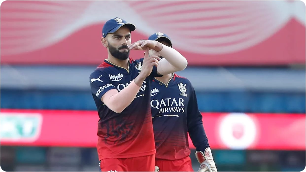 Virat Kohli takes two Successful DRS as RCB Captain fans call it Kohli review system