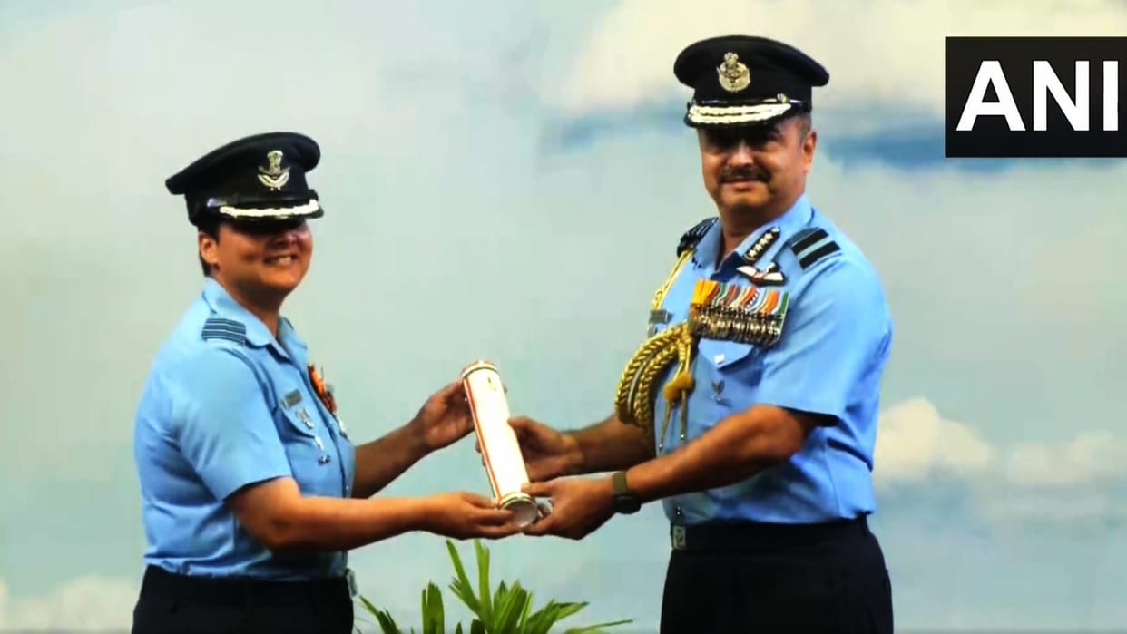 Wing Commander Deepika Misra becomes first IAF woman to get gallantry award