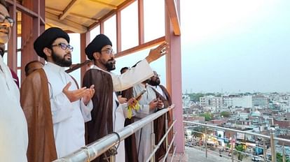 EID 2023 : लखनऊ समेत तमाम शहरों में नजर आया चांद, आज मनाई जाएगी ईद EID 2023 Moon sighted in all cities including Lucknow Eid celebrated on April 22
