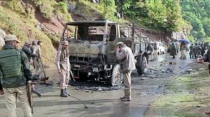 jammu Poonch Terror Attack Eyewitnesses Says Some leg and some hand were lying scattered on roadside