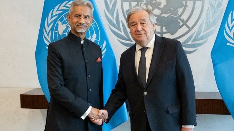 S Jaishankar: संयुक्त राष्ट्र महासचिव से मिले एस जयशंकर, सूडान और यूक्रेन पर हुई गंभीर चर्चा