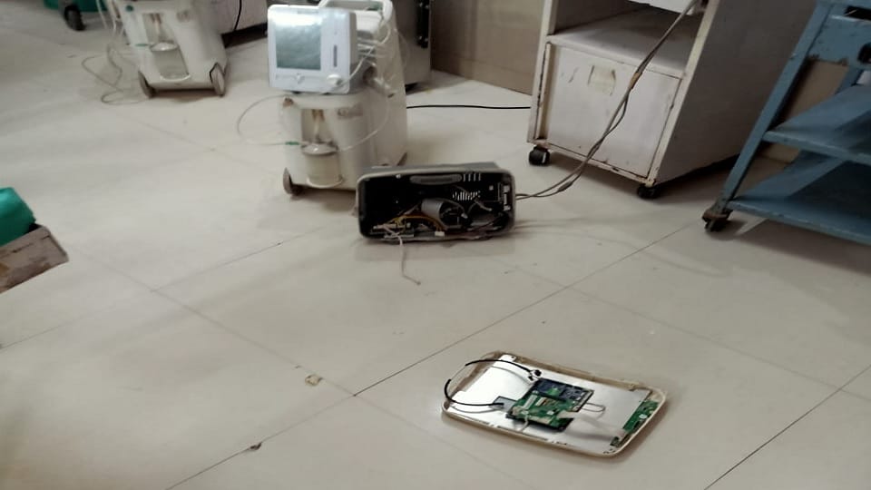 Injured in road accident assaulted doctor in the civil hospital of Narnaul
