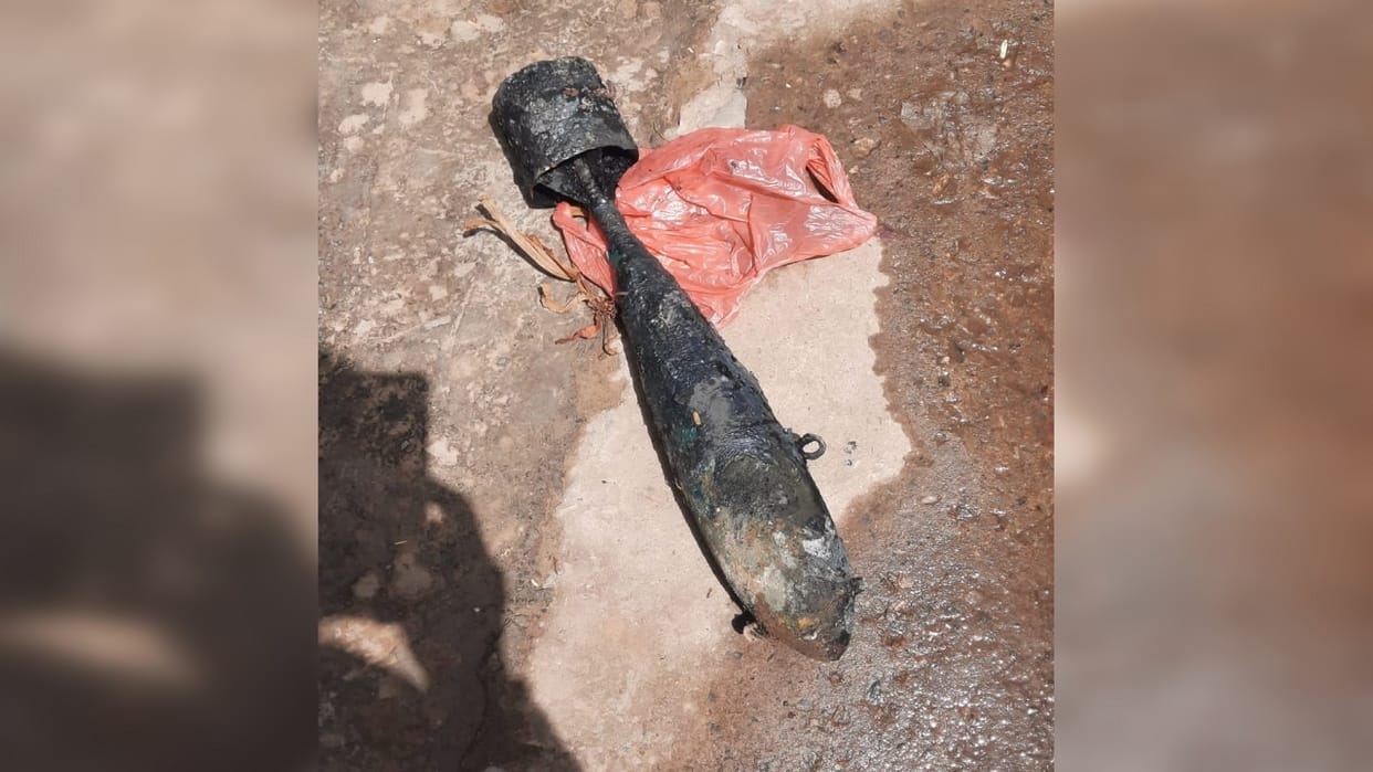 Mortar found in Kapashera drain information given to Bomb Disposal Squad and NSG