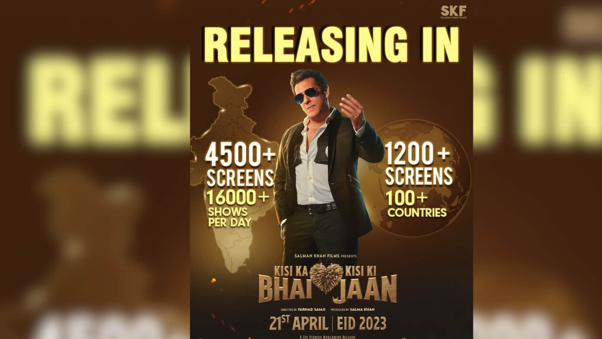 Kisi Ka Bhai Kisi Ki Jaan Salman Khan film Worldwide Screen Count See Details Inside