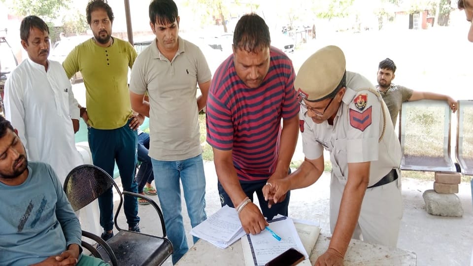 Tanker driver and bike rider died in accident in Jhajjar