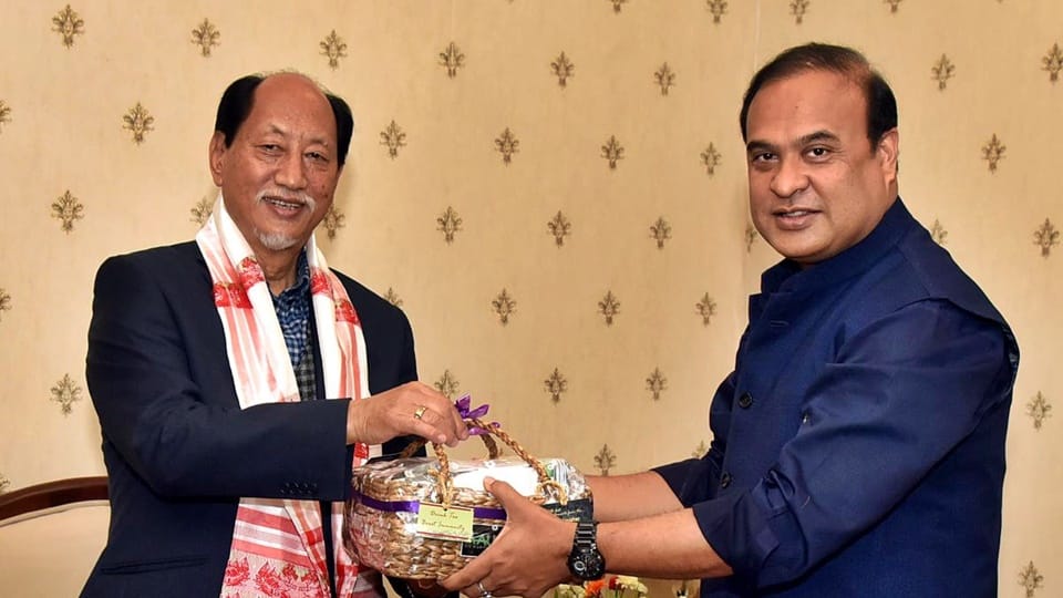CMs of Assam and Nagaland agree for oil exploration along disputed boundary