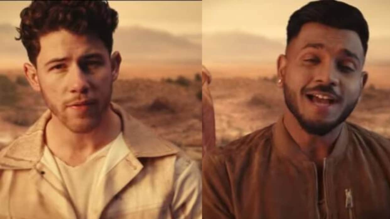 Nick Jonas collaborated with Rapper king in Maan Meri Jaan remix song video goes viral on social media