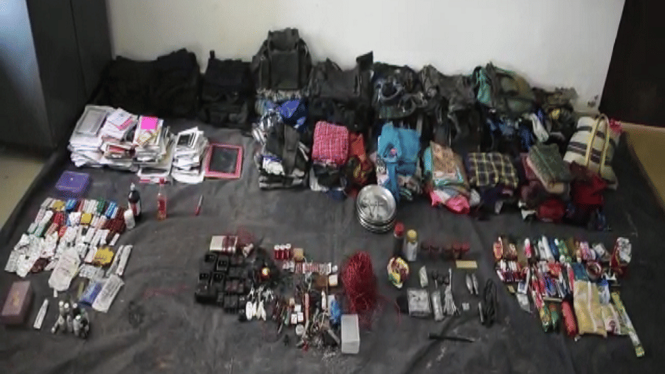Security forces destroyed Naxal camp during anti-Naxal operation in National Park area