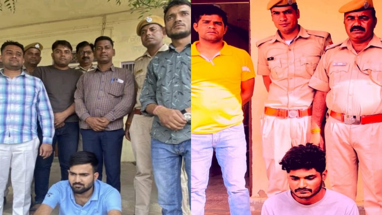 Operation Sudarshan Chakra Two accused arrested in Karauli raping smuggling and kidnapping minor