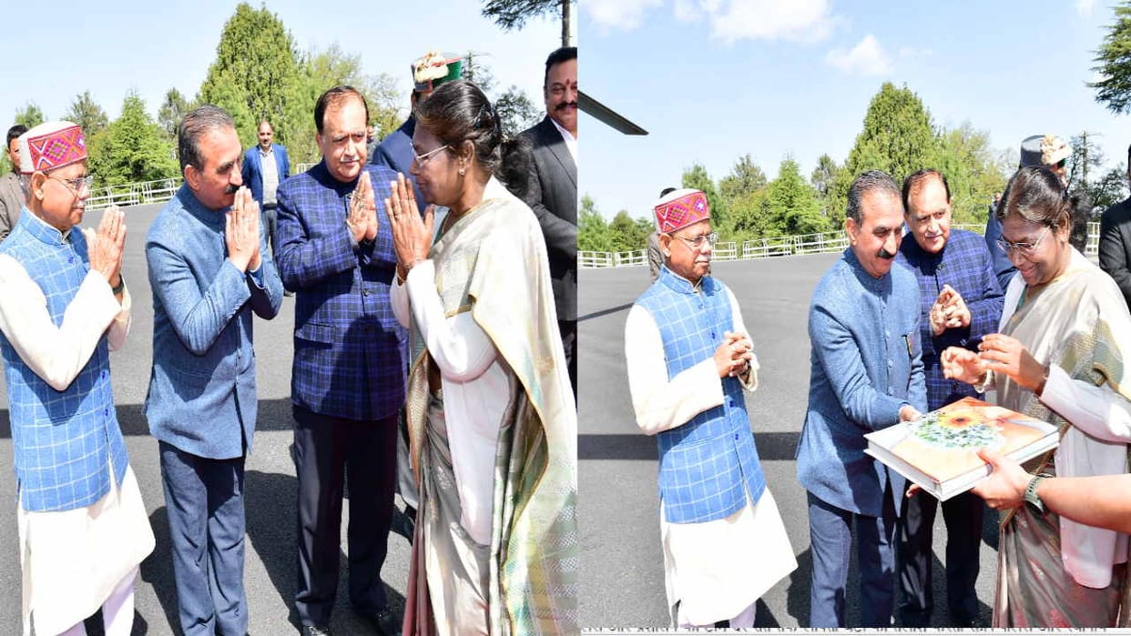 President Draupadi Murmu returned to Delhi after a four day stay in Shimla.