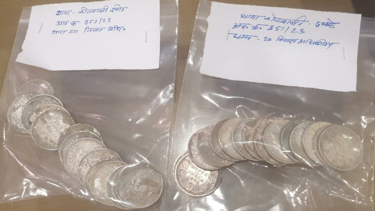 MP News: Two people who were going to sell British-era coins found in house excavation, arrested