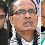 ज्योतिरादित्य सिंधिया, शिवराज सिंह चौहान, दिग्विजय सिंह.