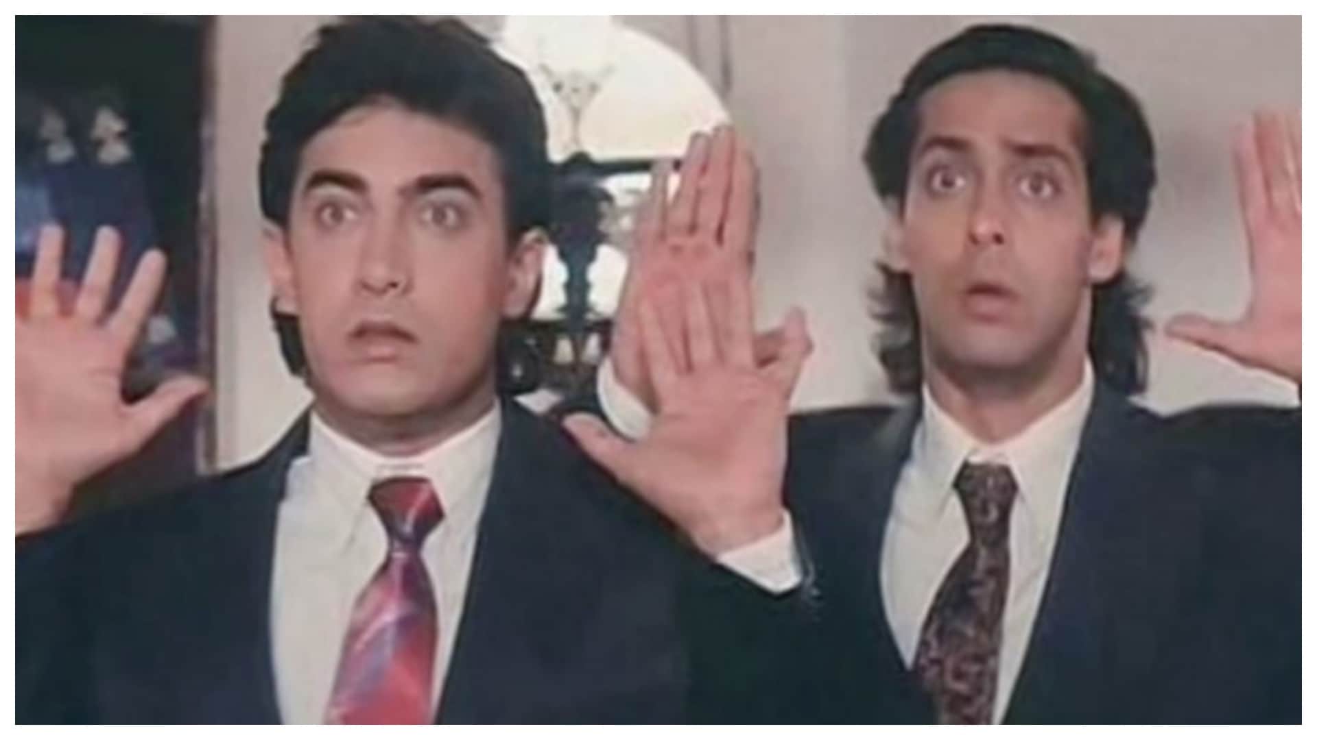 Eid 2023: Kisi Ka Bhai Kisi Ki Jaan Actor Salman Shares Photo with Aamir khan netizen demand Andaz Apna Apna 2
