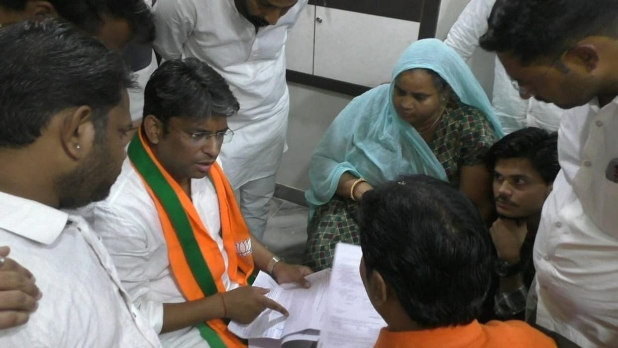 BJYM state president Himanshu Sharma taunted Rajasthan government and police administration in Sirohi
