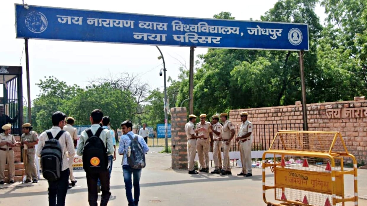 Jai Narayan Vyas University BA Final Year Political Science Paper Leaked in Jaipur,