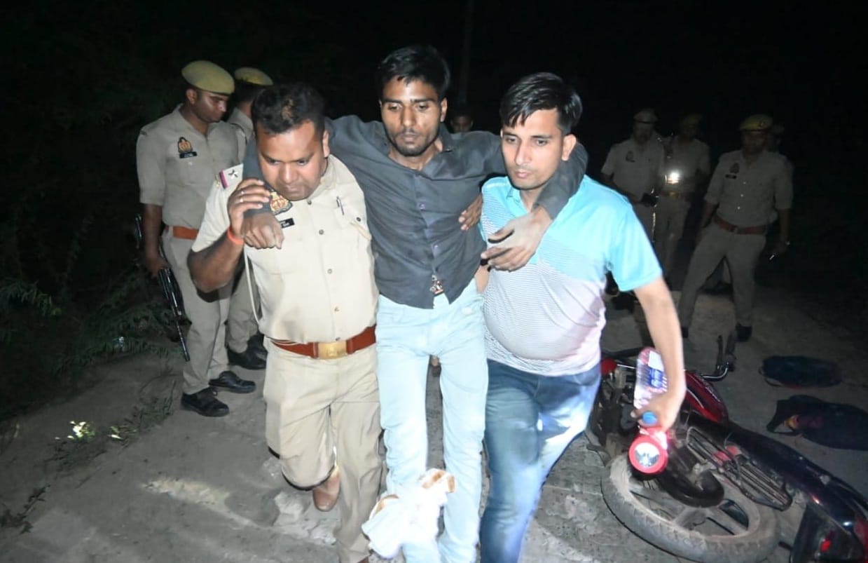 Uncle kidnapped innocent in Auraiya, demanded ransom of two lakhs, arrested in police encounter