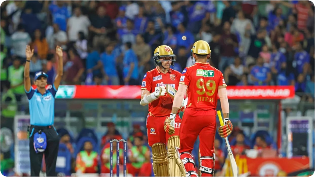 MI vs PBKS Match Records in IPL 2023 with 214 run score against Mumbai indians