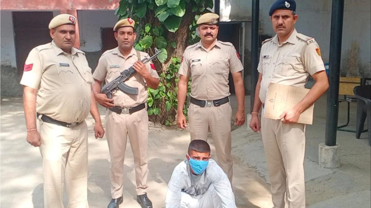Jhajjar police brought Manjit alias Cheeta from Yamunanagar jail on production warrant