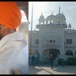 मोगा के गांव रोडे के गुरुद्वारा साहिब के बाहर से अमृतपाल गिरफ्तार।