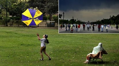 delhi weather monday rain warning issued by meteorological department