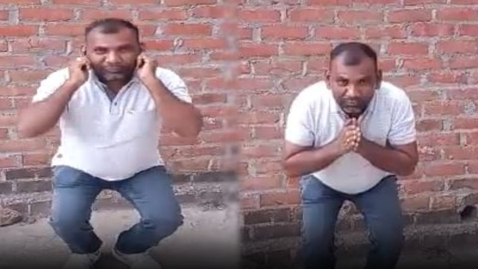 People expressed protest on statement of BJP candidate in Firozabad leader apologize with folded hands