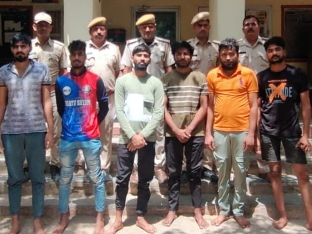 Rajasthan: Six arrested for betting online in Chittorgarh, three laptops, 12 mobile phones seized