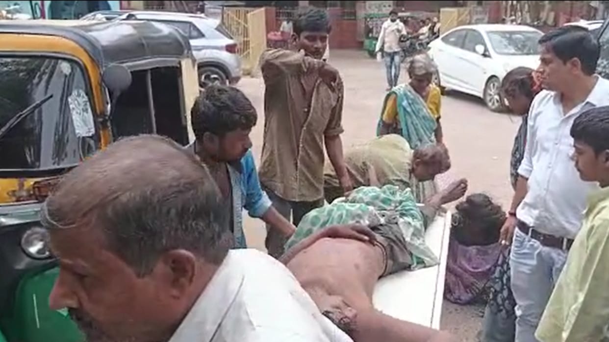 laborer husband and wife were fighting, father-in-law attacked with a knife